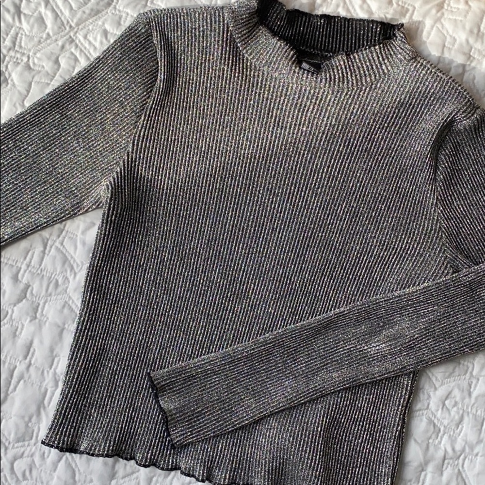 Forever21 Glitter long sleeve